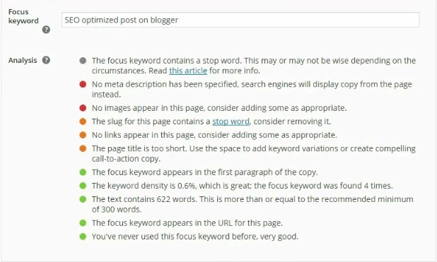 SEO with blogger blogspot