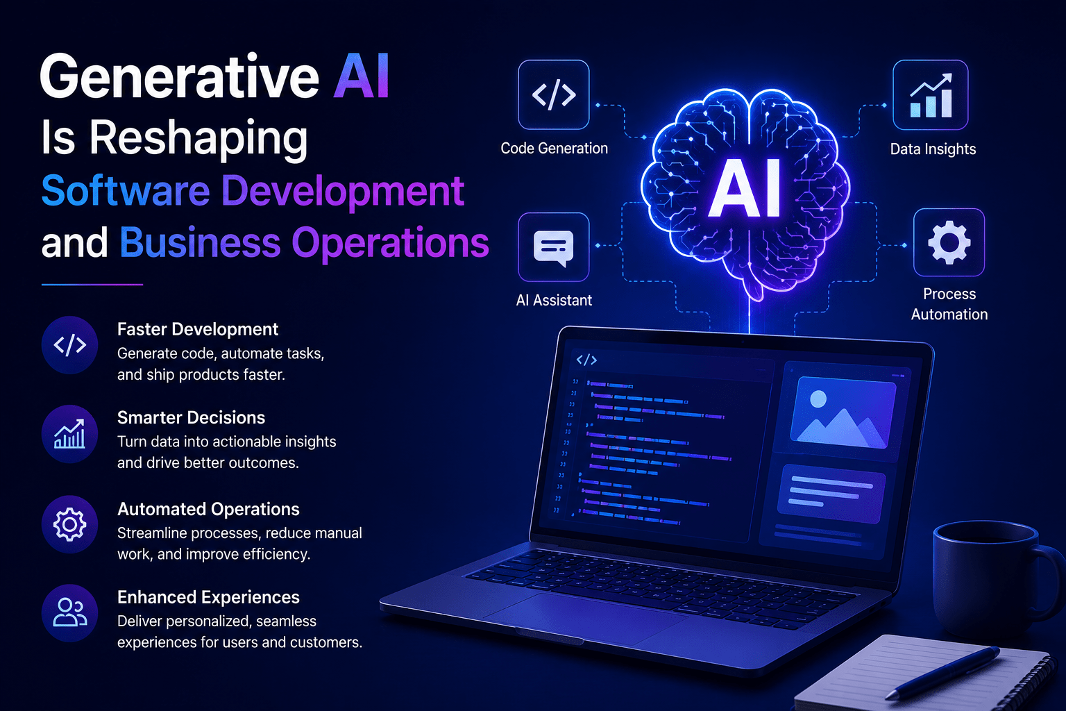 How Generative AI Is Reshaping Software Development and Business Operations 