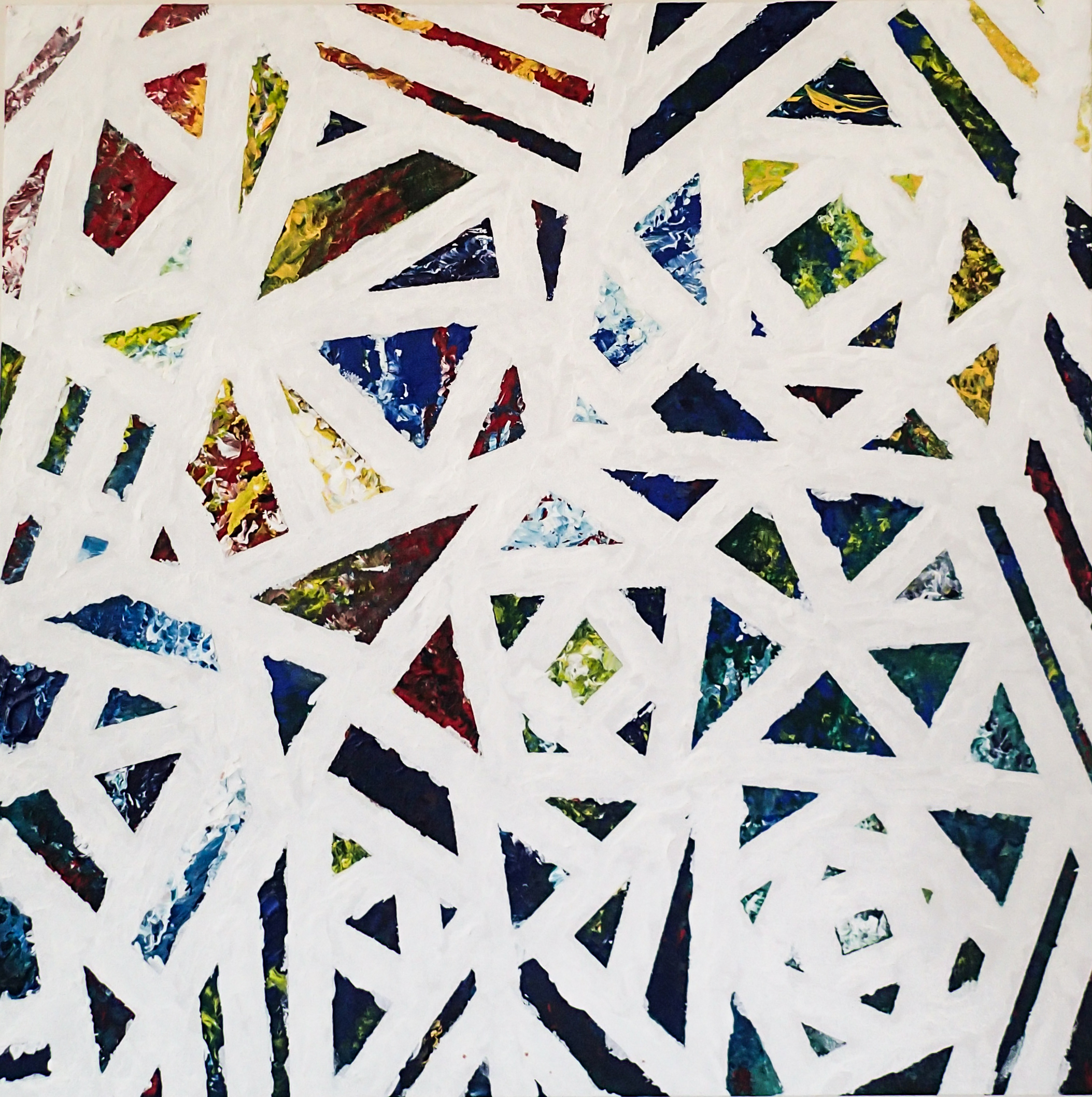 Windows, Acrylic, 24" by 24", August 2016