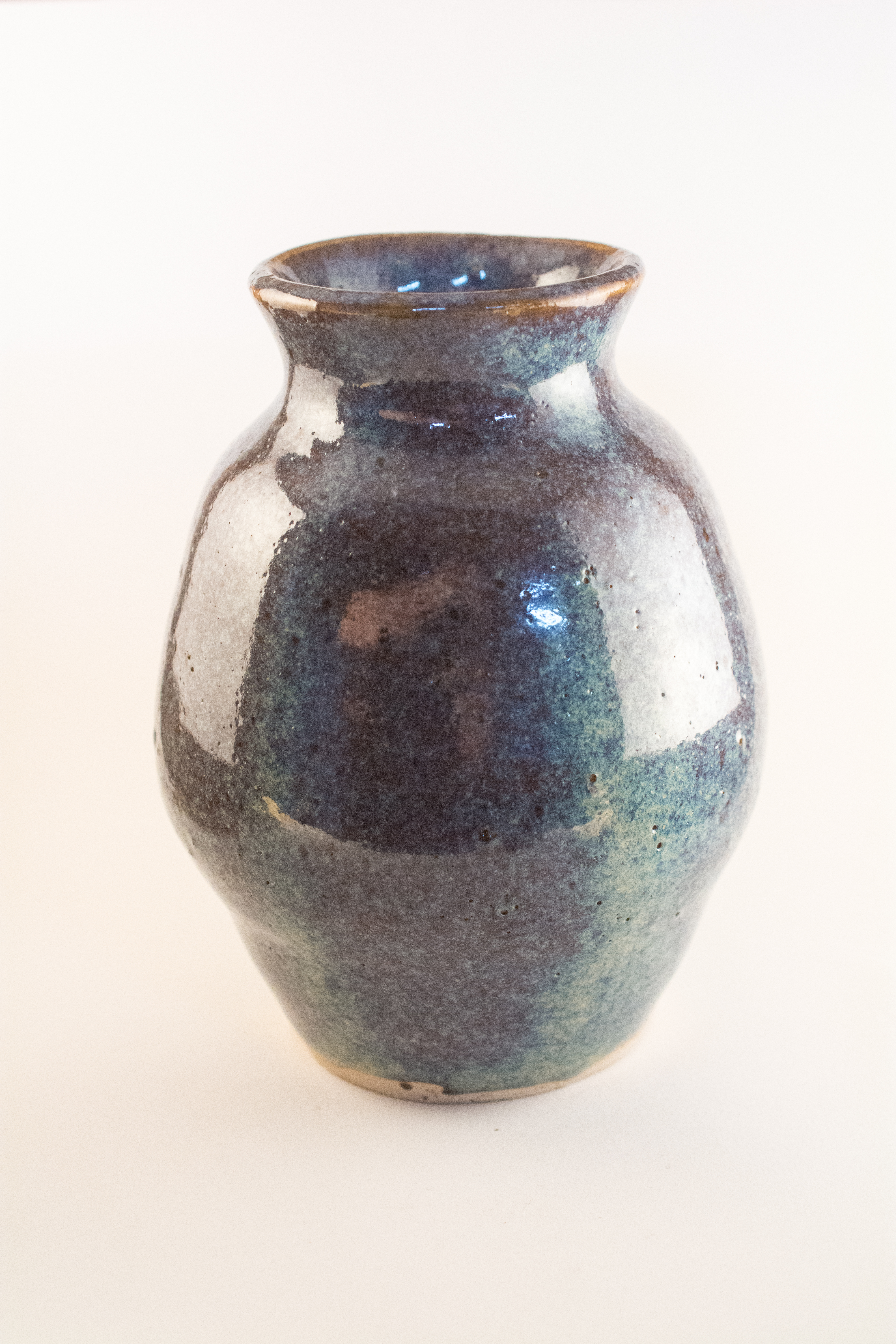 Medium Vase (Cone 10, Woo Blue Glaze)