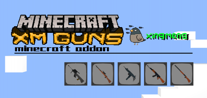 Every gun has a unique: Xm Guns 5 0 Addon Mod Minecraft Pe 1 13 1 1 13 0 1 12 1 1 12 0