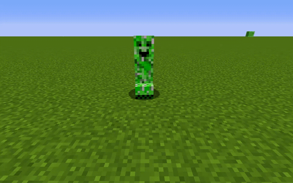 Java Edition Mob Render History Smiling Creeper Minecraft Wiki - Perfect Minimal Art - High Resolution