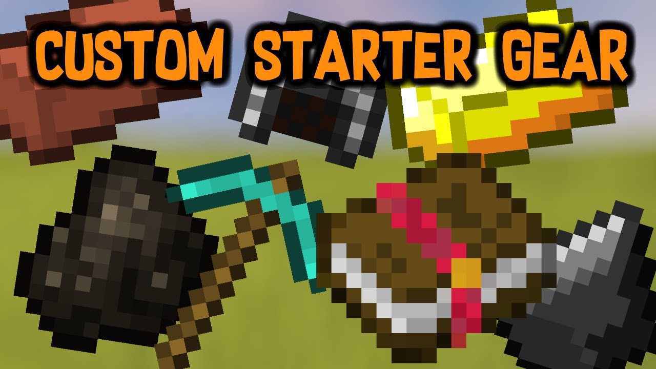 Custom Starter Gear Mod for Minecraft 1.12.2/1.11.2 | MinecraftSix