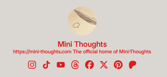 Linktree mini thoughts.
