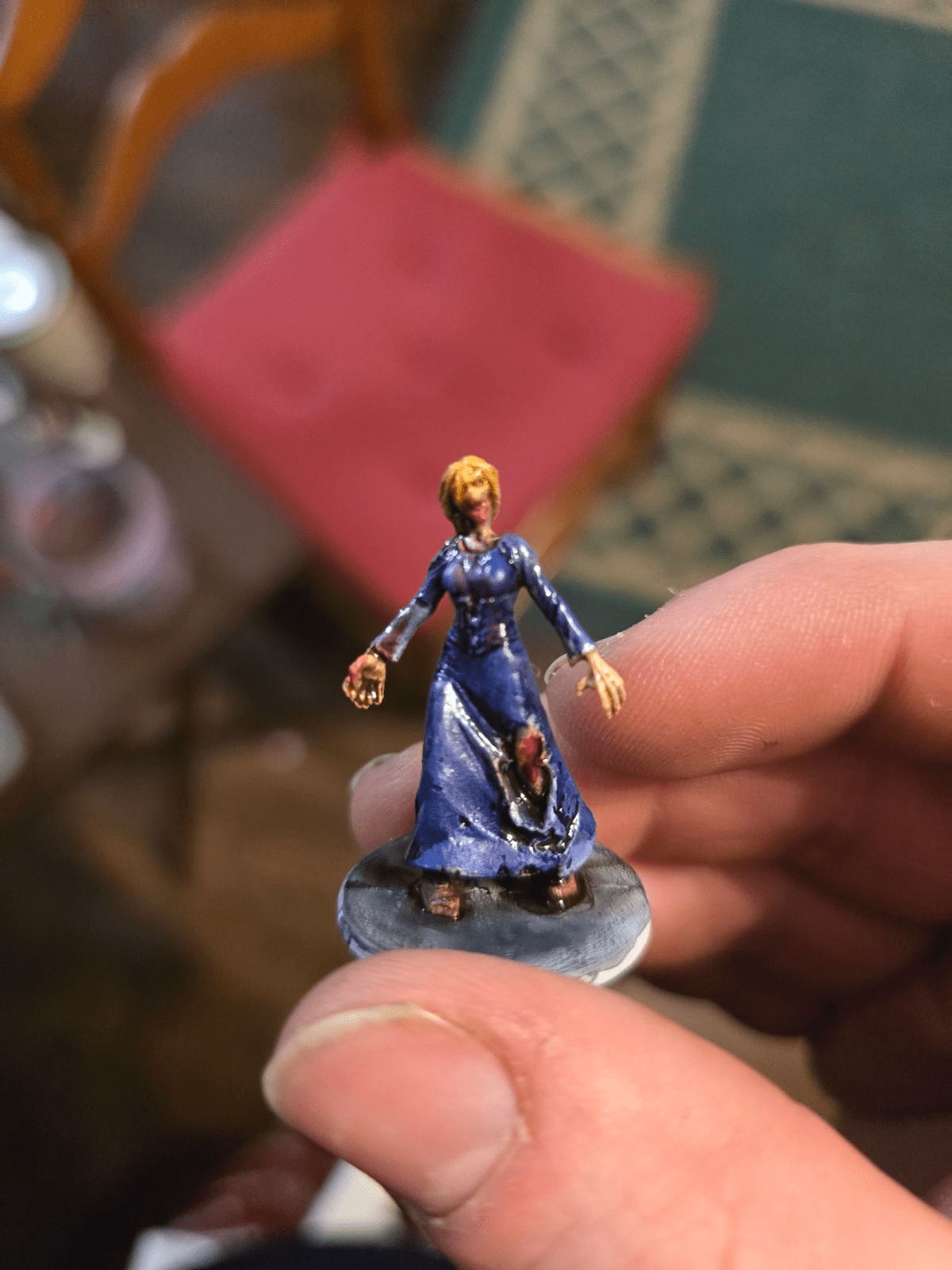 painted walker zombie