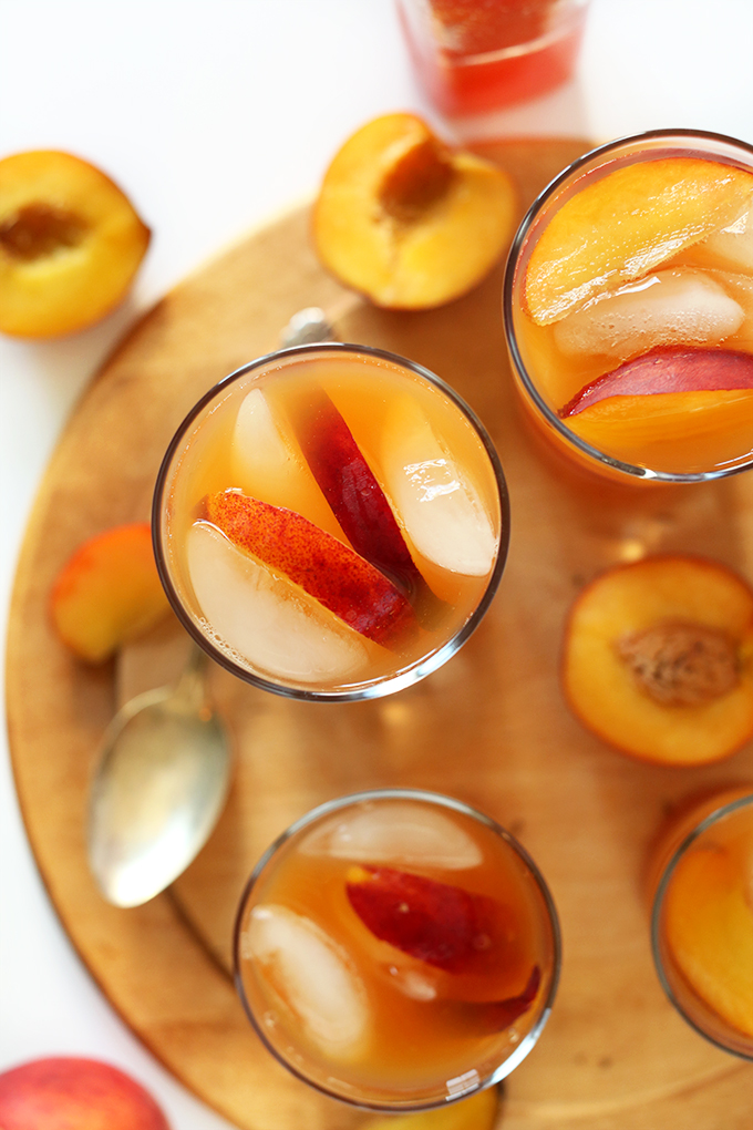 Refreshing Olive Garden Peach Iced Tea Copykat Recipes This white peach iced tea is best when enjoyed within 3 days but it can be stored in the fridge for up to 5 days.