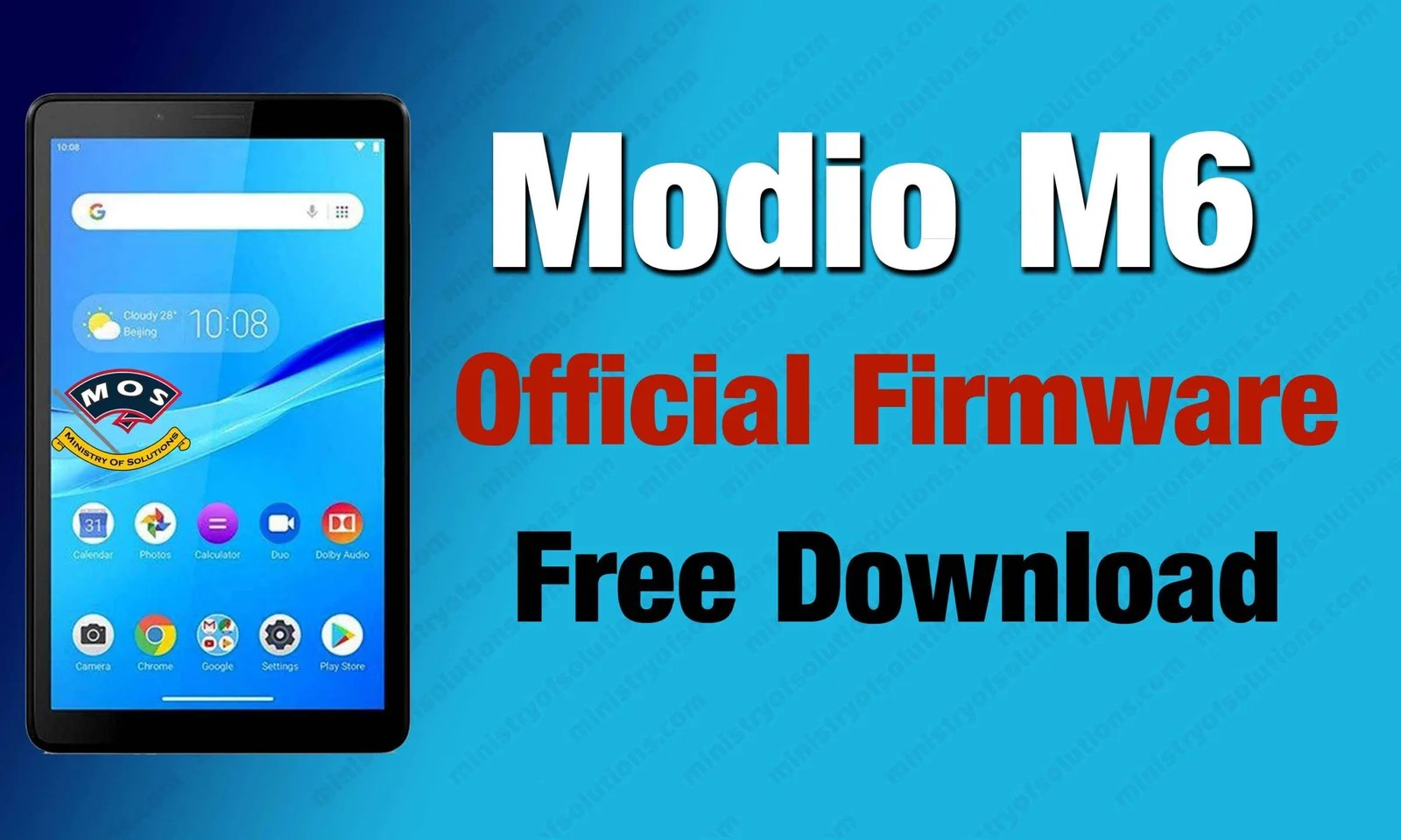 Modio M6 Tablet Firmware Flash File Free