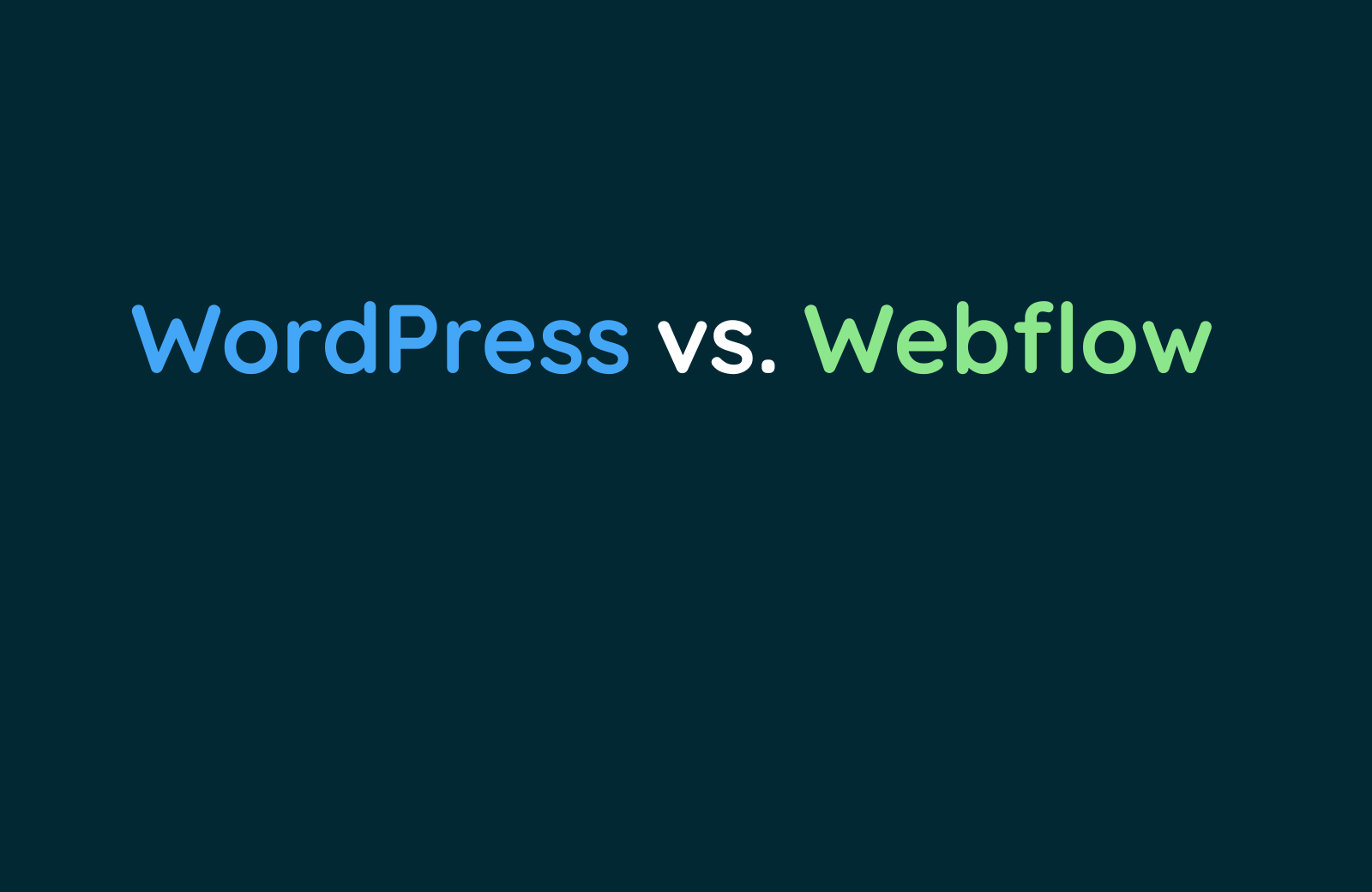 wordpress vs webflow for small businesses