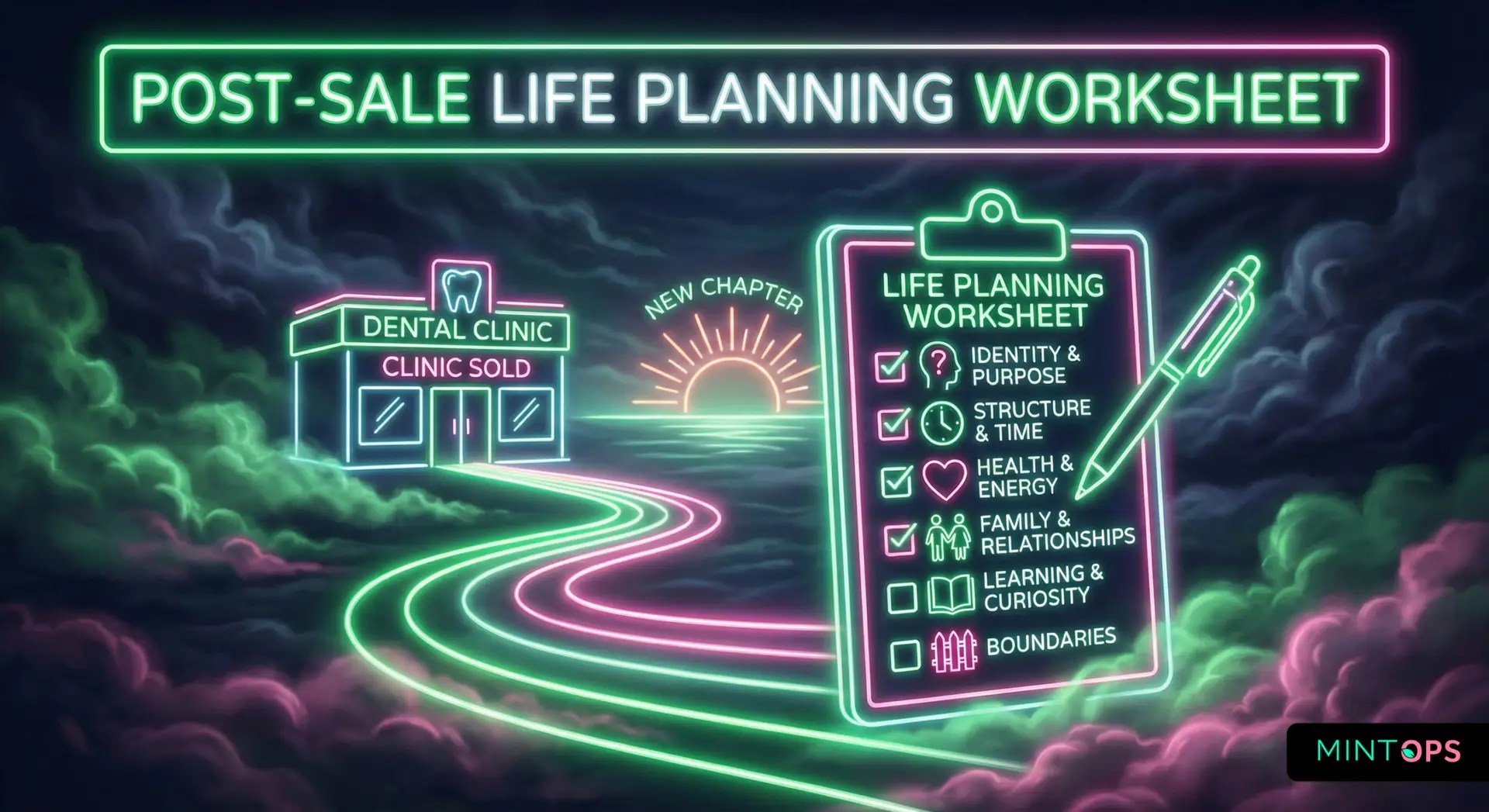 Post-Sale Life Planning Worksheet