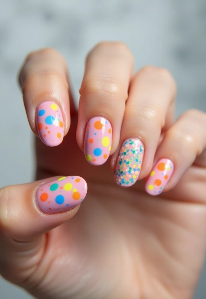 10 Quick Nail Tutorials That Will Transform Your Manicure Game in Minutes! - 3. Dotty Delight