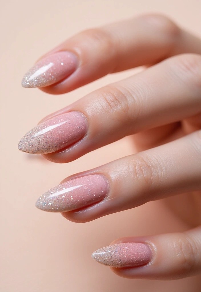 10 Quick Nail Tutorials That Will Transform Your Manicure Game in Minutes! - 6. Glitter Gradient