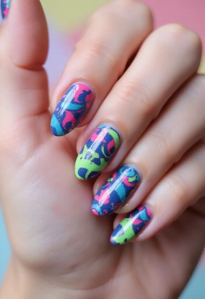 10 Quick Nail Tutorials That Will Transform Your Manicure Game in Minutes! - 9. Abstract Art