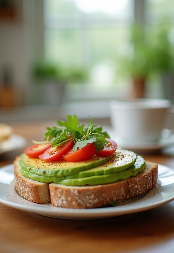 15 Delicious Breakfast Ideas Without Eggs That Will Change Your Morning Routine! - 5. Avocado Toast Delight