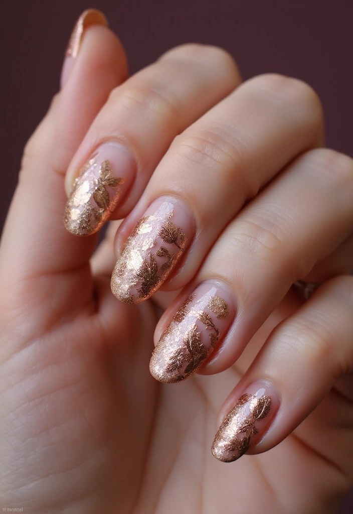 Fall Nails 2025: Nail Art Tutorials for Beginners to Create Pro-Looking Manicures - 2. Textured Leaves