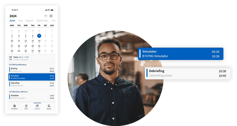 Training Scheduling Optimization For Aviation Mint Tms - Creative Space Illustration - Full HD