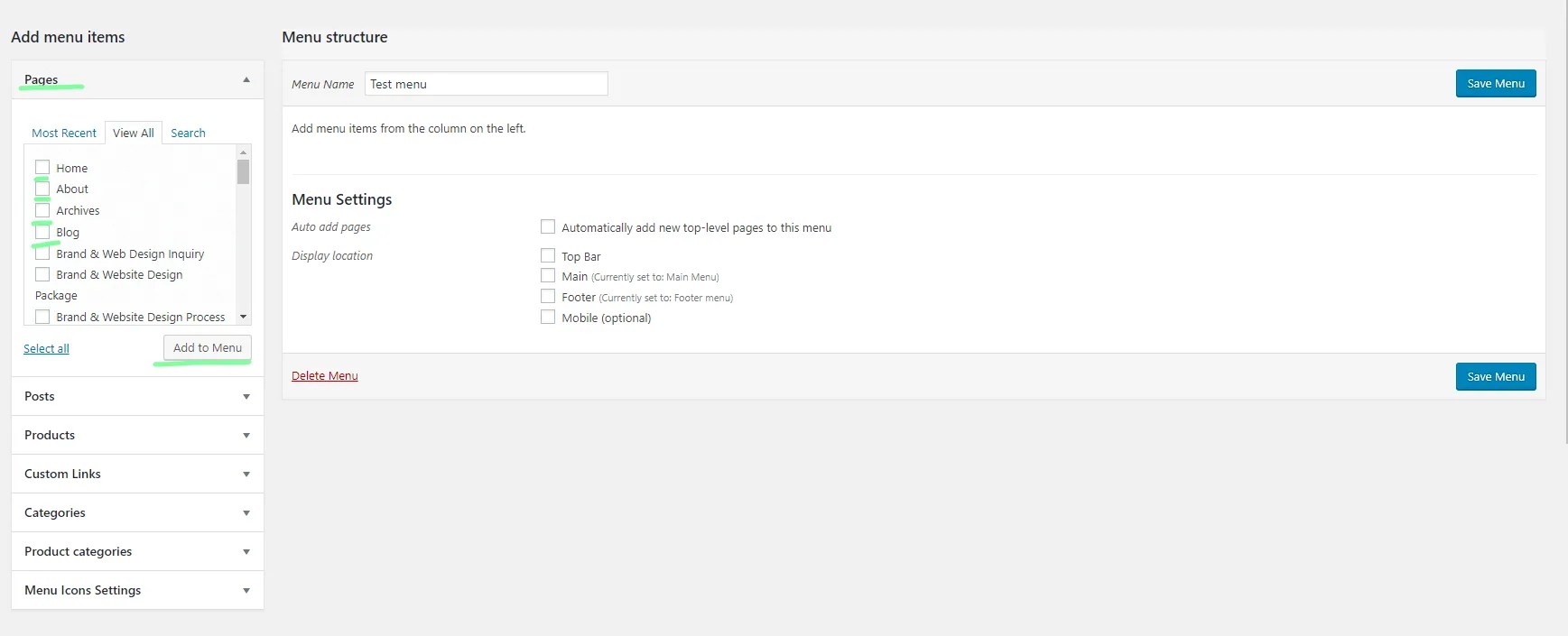 How to Create a Navigation Menu in WordPress MintSwift