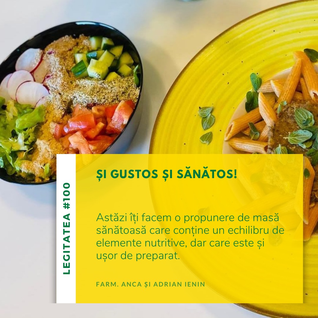 Și gustos și sănătos – rețetă delicioasă de paste cu sos de ciuperci (Legitatea #100)