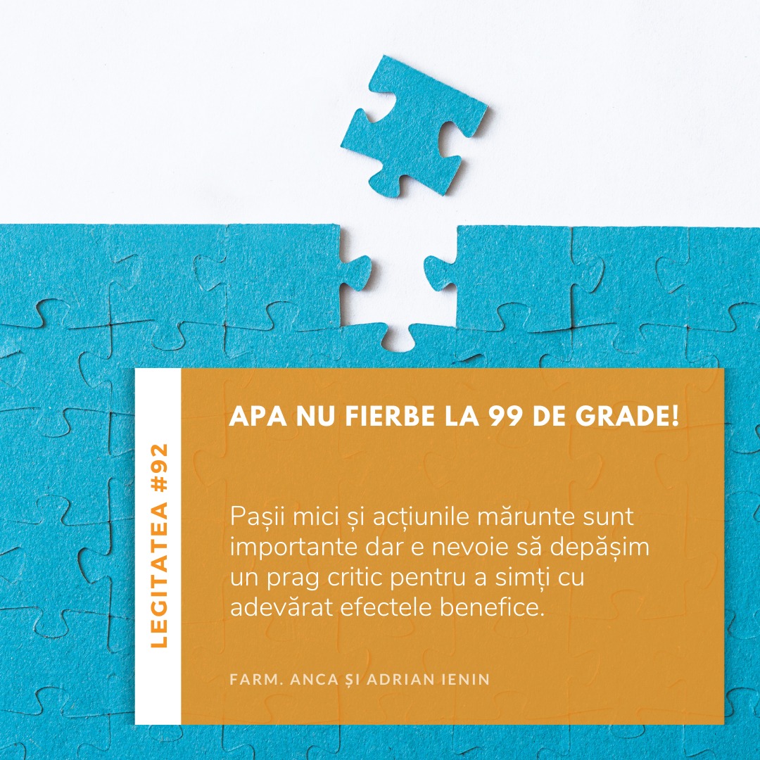 Apa nu fierbe la 99 de grade! (Legitatea #92)