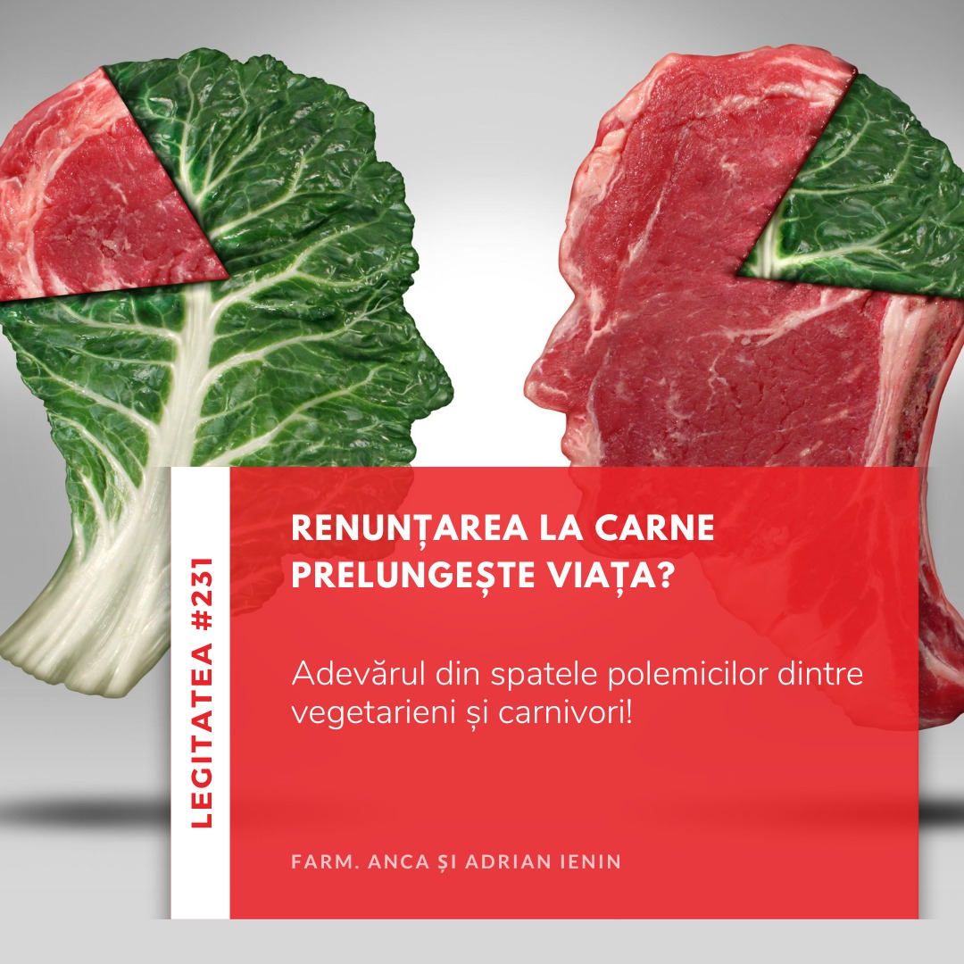 Renunțarea la carne prelungește viața? (Legitatea #231)