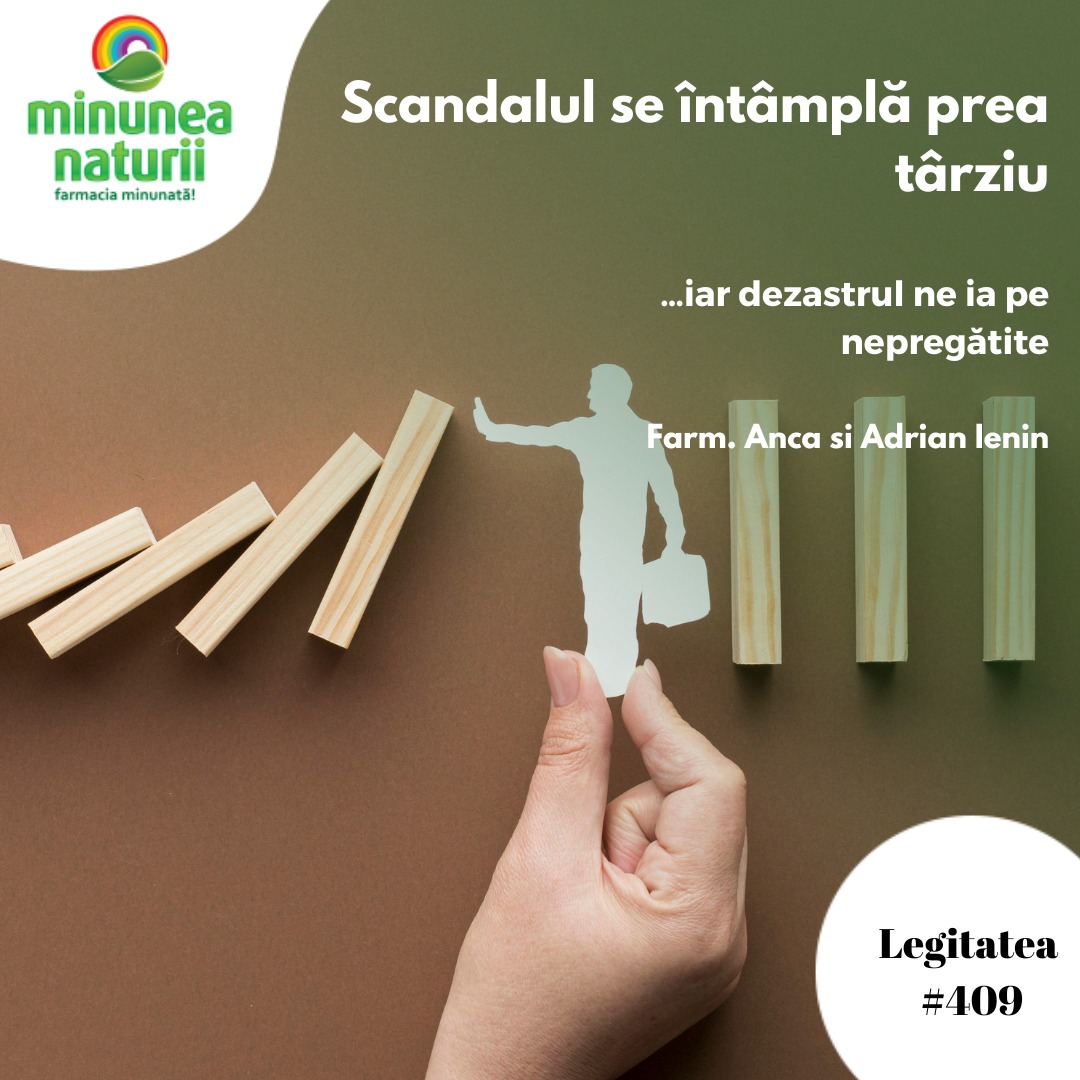 Scandalul se întâmplă prea târziu (Legitatea #409)