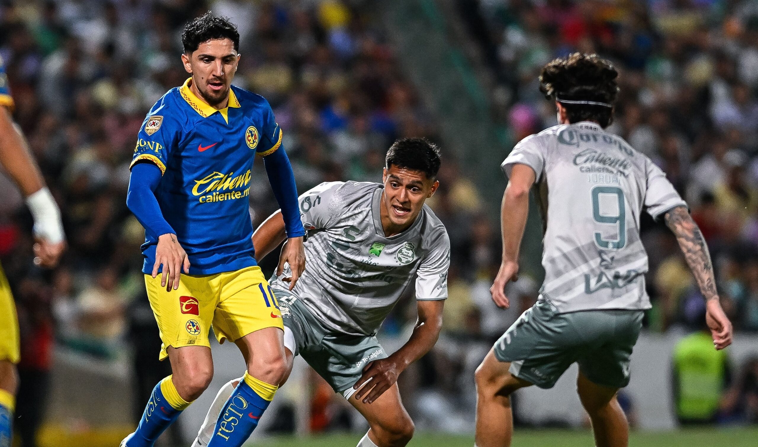 Aguerrido empate entre Santos y América en el TSM