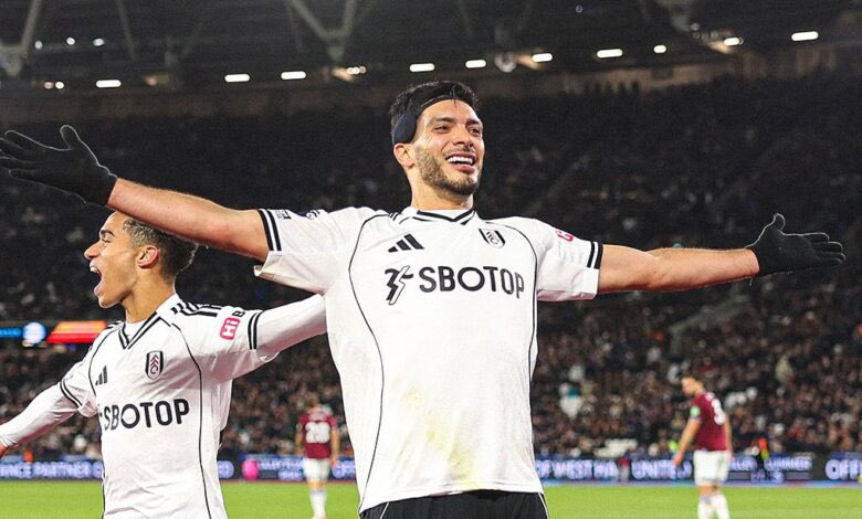 Raúl Jiménez consigue el triunfo del Fulham ante West Ham