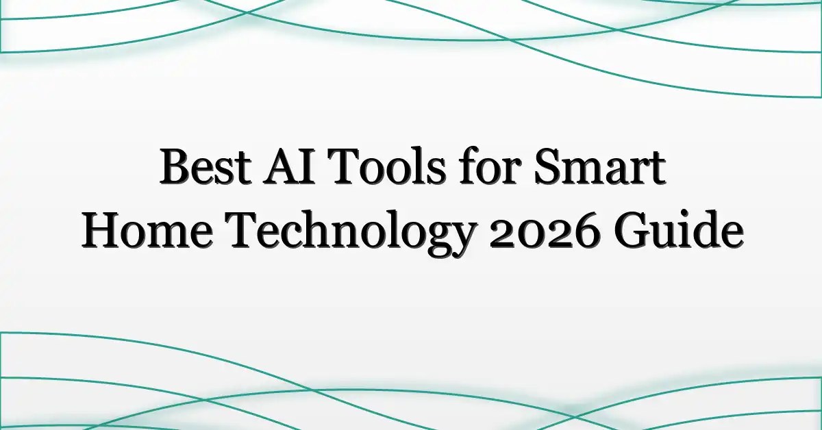 Best AI Tools For Smart Home Technology 2026 Guide Com Best AI Tools For Smart Home Technology 2026 Guide.webp