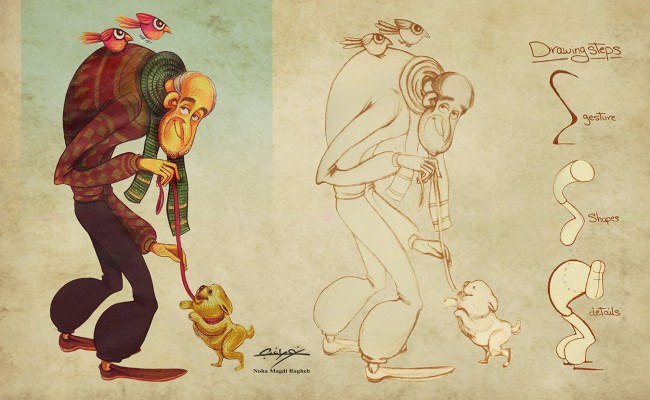 Character Design (1) (drawing Steps 😊) :: Behance