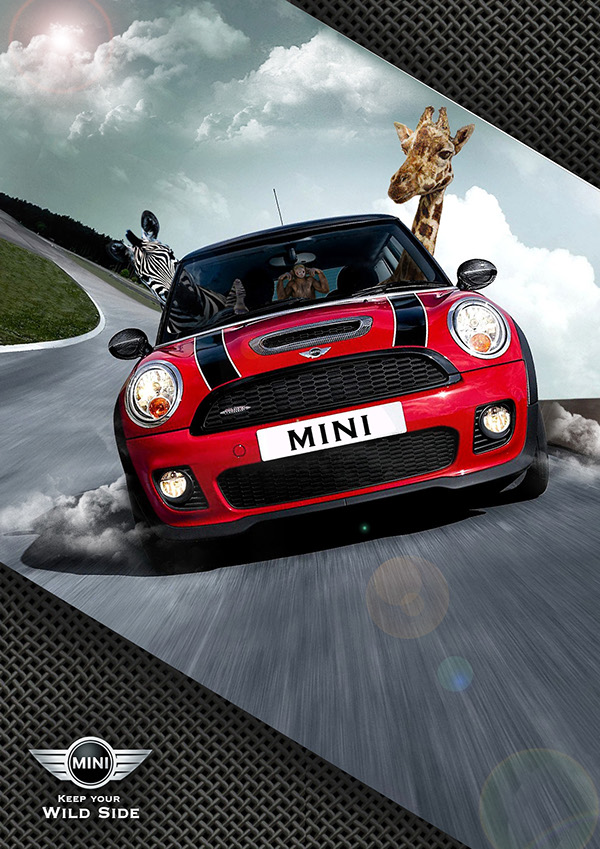 Mini cooper advertising on behance