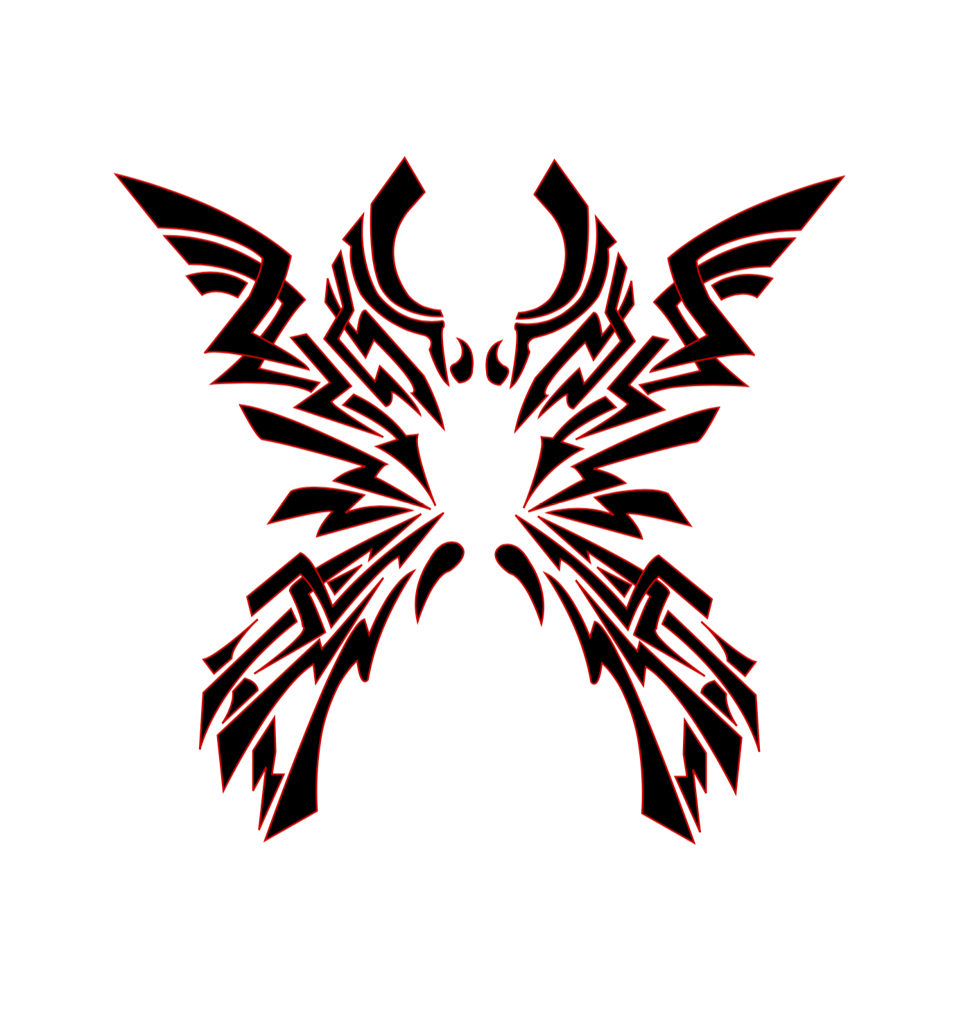 2003 Tribal Butterfly Tattoo Design | Behance 1478_x_1386_png