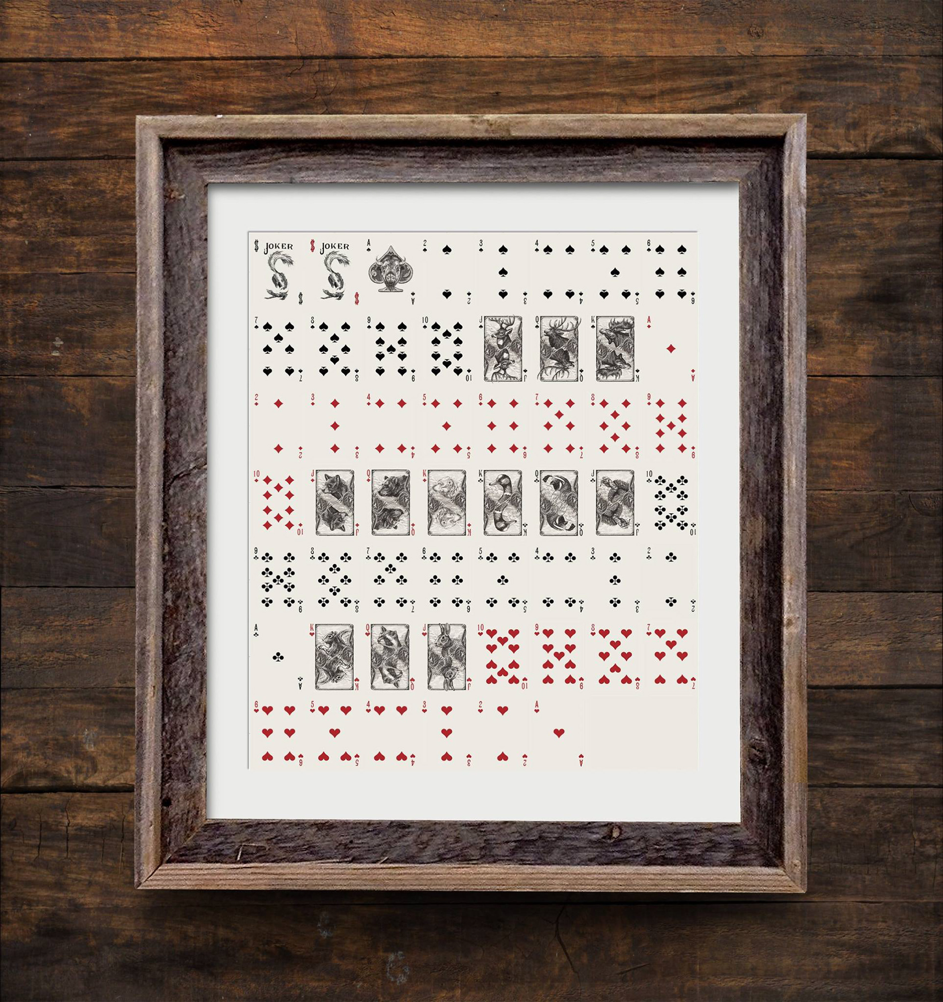 Frontier playing cards on behance