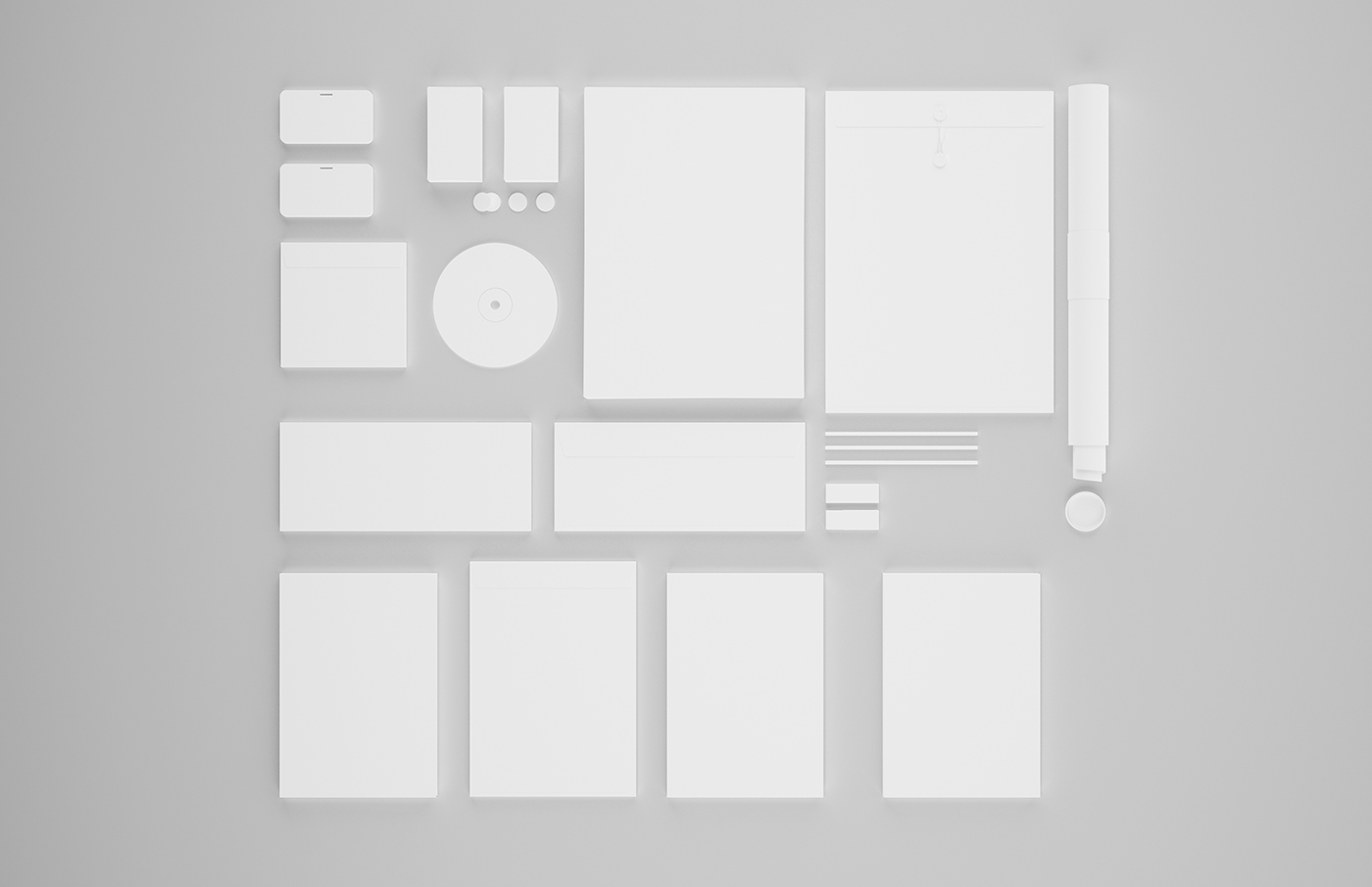 This template features two displays: Ebony Ivory Identity Mockup On Behance