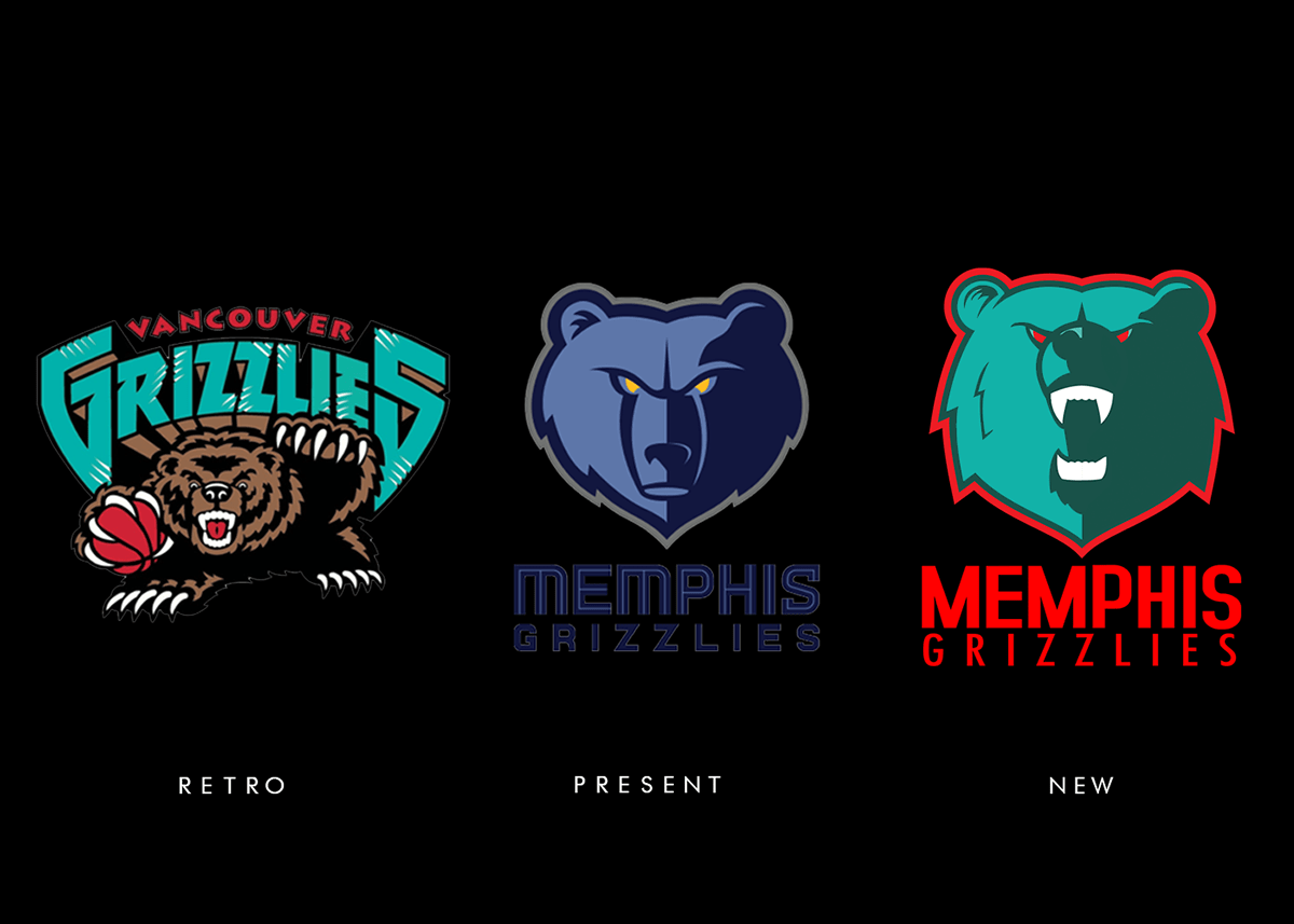 The new grizzlies logo represents strength, power and courage. Branding Memphis Grizzlies Rebrand On Behance