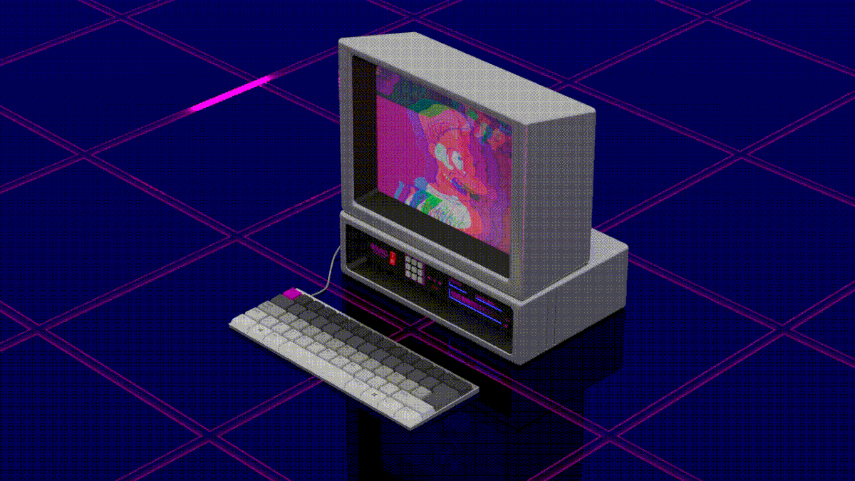picture Retrowave Wallpaper Gif retrowave on behance