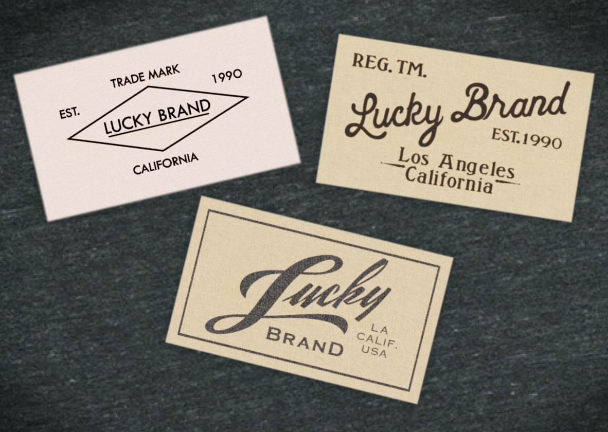 It was established in 1990 by gene . More Lucky Brand Fashion Labels On Behance