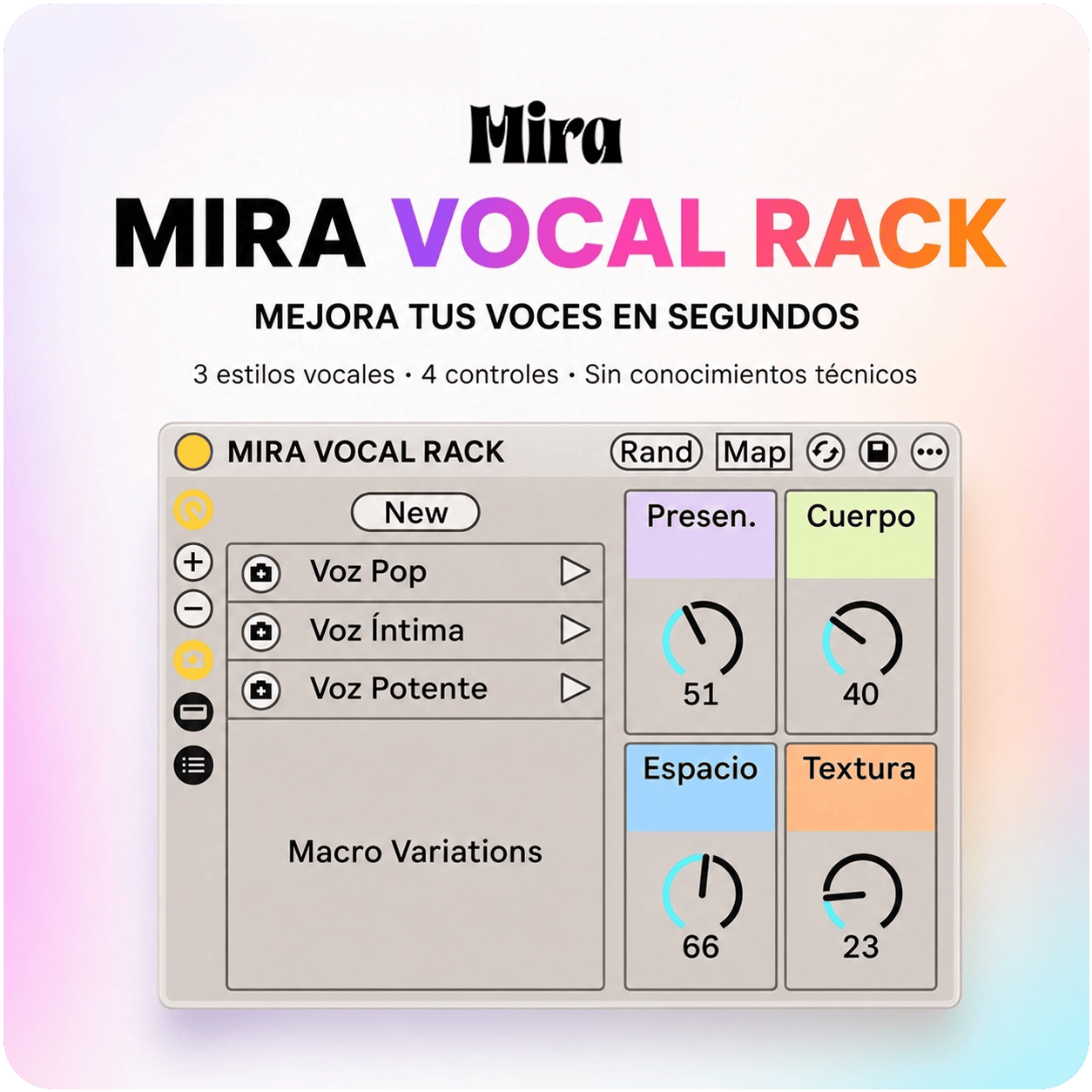 MIRA VOCAL RACK (Ableton Live 11 y 12)
