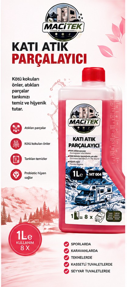 MACİTEK MT004 1 L katı atık parçalayıcı
