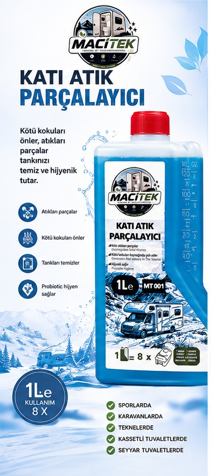 MACİTEK MT001 1 L katı atık parçalayıcı