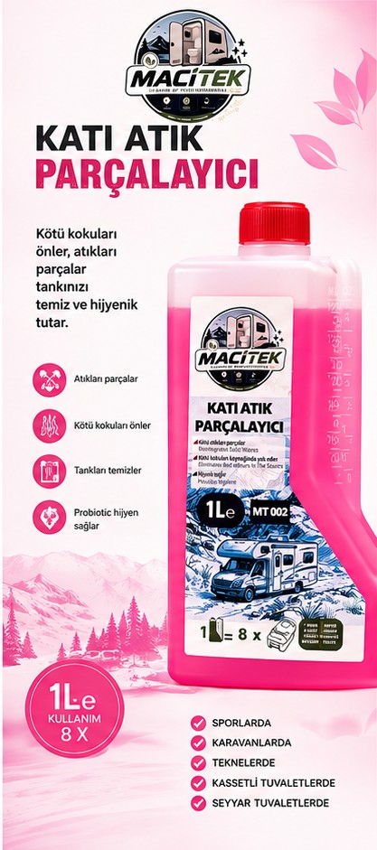 MACİTEK MT001 1 L katı atık parçalayıcı