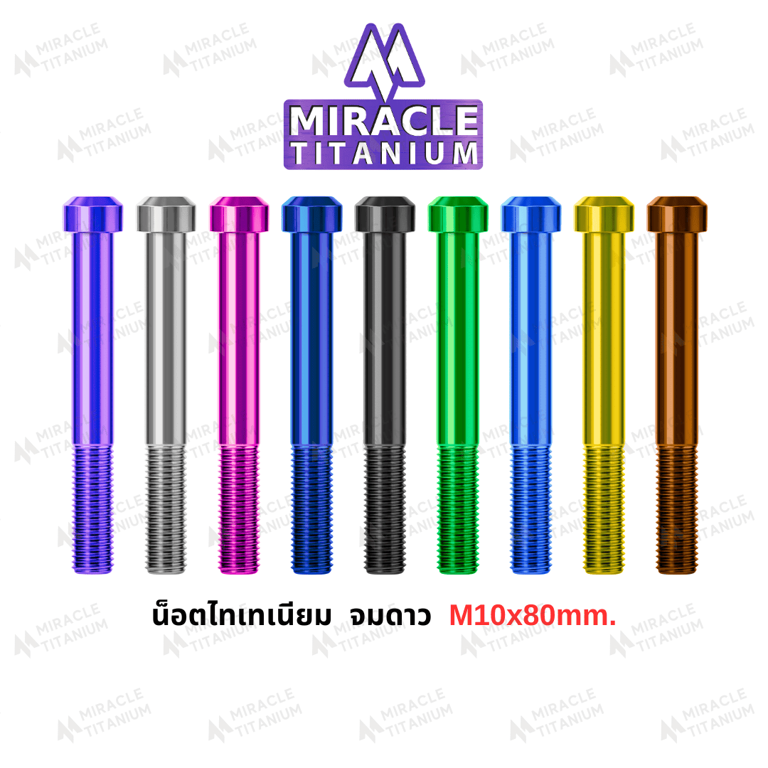 Cylindrical Head หัวจมดาว M10 x 80 mm.