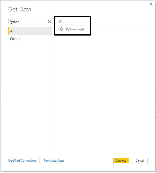 microsoft power bi python script