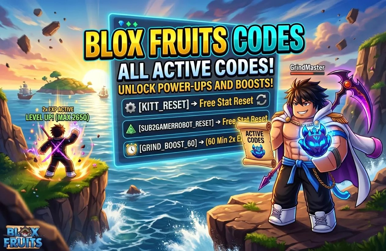 Active Blox Fruits Codes July 2026 Free 2x EXP Resets Blox Fruits Codes.webp