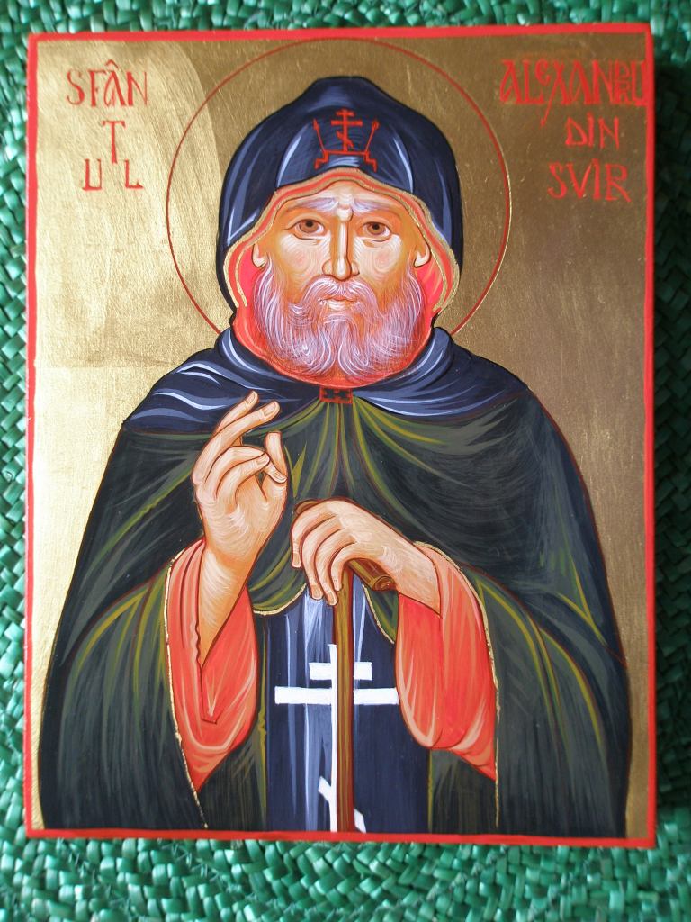 Icon of Saint Alexander of Svir