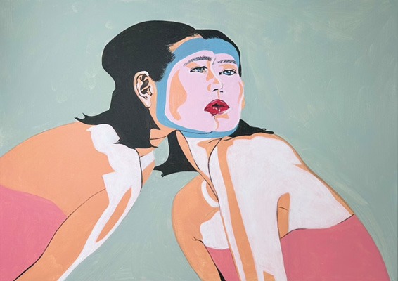 Two faced | Format | 50x70cm
Technik | Acryl auf Leinwand
590€

