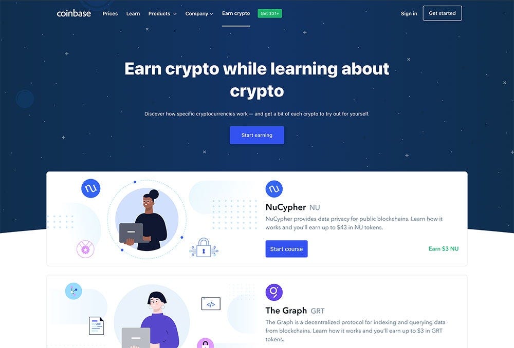 Popular cryptocurrency exchange coinbase offers incentives for using the platform's learn hub. Venturing Back Into Crypto With Coinbase Earn By My Defi Medium