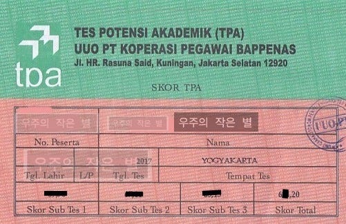 Tes Potensi Akademik Tpa Tes Kemampuan Akademik atau yang biasa disingkat menjadi TKA merupakan tes yang mengukur kemampuan berpikir meliputi kemampuan pemahaman dan penalaran seseorang pada saat ini.