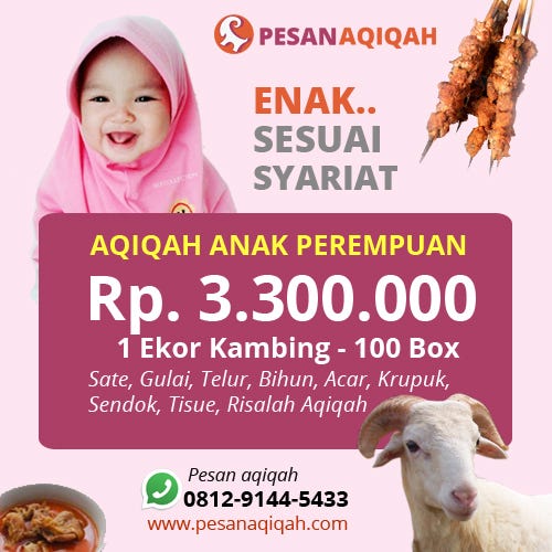 Paket Aqiqah Jakarta Timur 081291445433 Cibubur Condet | by Aqiqah Jakarta  Timur | Medium