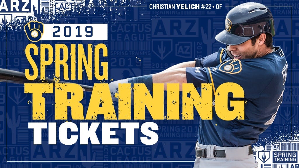 Individual game tickets for 2022 chicago cubs spring training games . Brewers Spring Training Tickets On Sale Now By Caitlin Moyer Medium