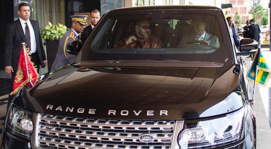 Kagame Drives A Range Rover Sentinel This Vehicle Designed