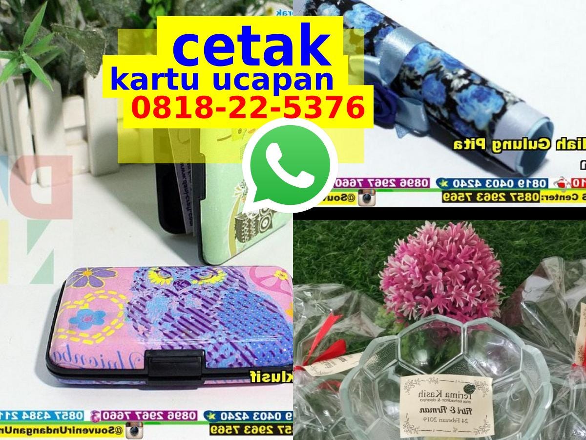 Contoh Desain Kartu Ucapan Souvenir Pernikahan O818 22 5376 Wa By Harga Grosirsupplier Medium
